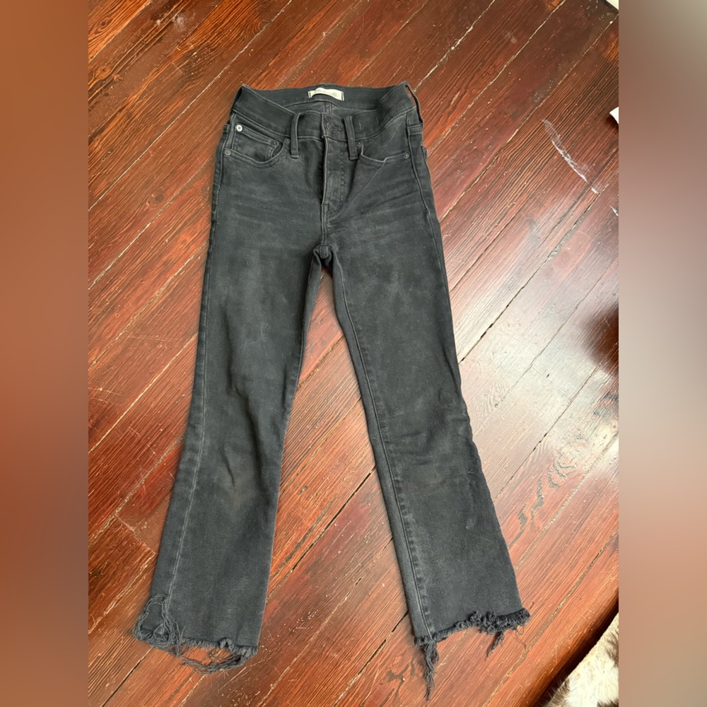 Madewell cali boot jeans - black